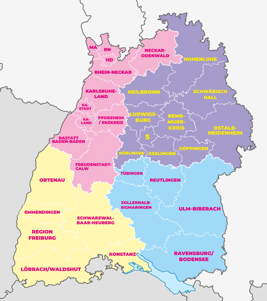 karte der Kreisverbände